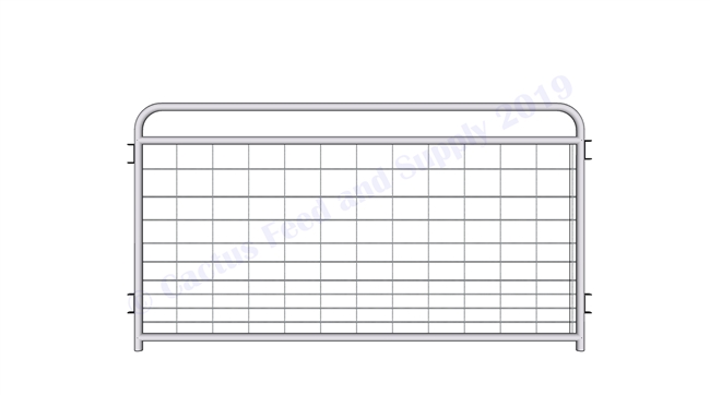 Cattle Panel with Drop Pins:  52"H x 16'L