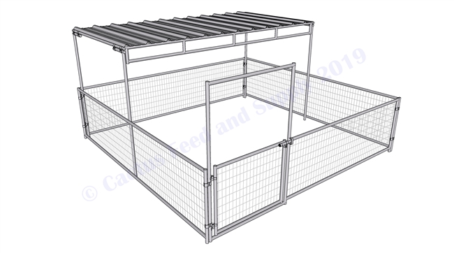 complete mini pen Trussed Shelter