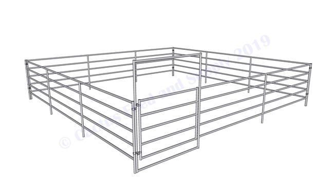 5-Rail Horse Corral