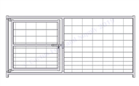 Hog Pen Gate Panel:  46'H X 8'W