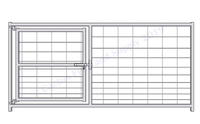 Hog Pen Gate Panel:  46'H X 8'W