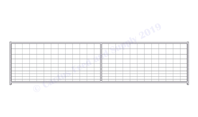 Hog Pen Panel:  46'H X 16'W