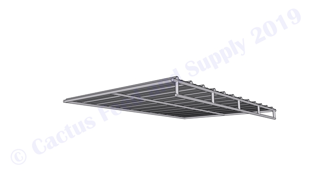 Horse Shelter Trussed Roof Panel:  8'D x 12'W