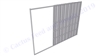 Hybrid Horse Shelter Wall Panel 1-7/8" with 4'W Opening:  8'H x 12'W