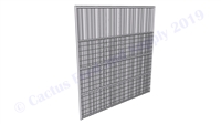 Hybrid Horse Shelter Wall Panel Welded Wire:  8'H x 8'W