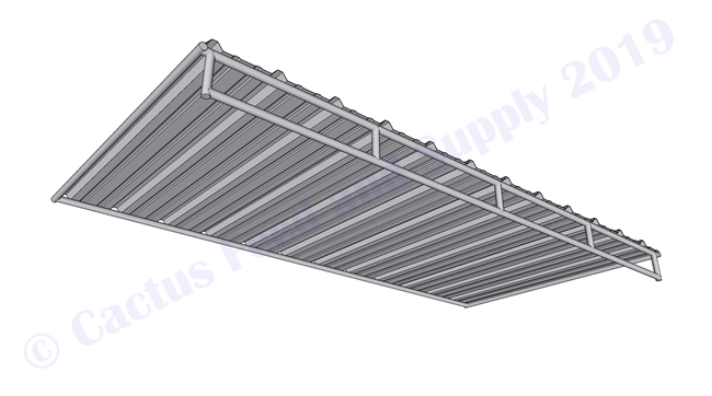 6' x 12' Mini Horse Shelter Trussed Roof Panel