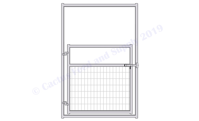 Livestock Gate Panel:  4'H x 4'W (6'H Door Frame)