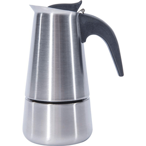 Heavy-Gauge Stainless Steel 4-Cup Espresso Maker