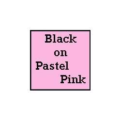 23" Black on Pastel Pink Poster Paper