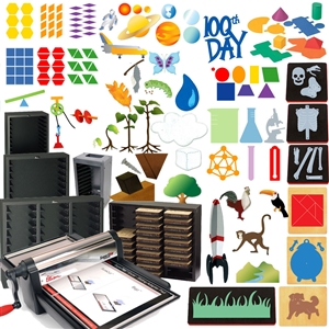 Ellison Die Cuts -  Excel Math & Science Starter Set- 4 IN