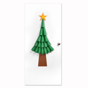 Ellison SureCut Die - Door Decor, 3-D Christmas Tree