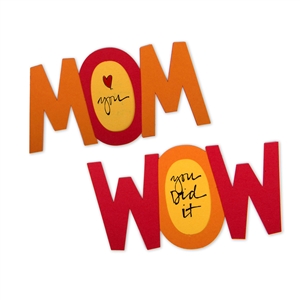 Ellison  SureCut  Die - Word, Wow/Mom