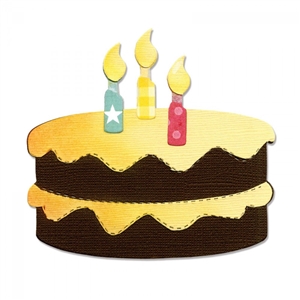 Ellison AllStar Die - Birthday Cake & Candles