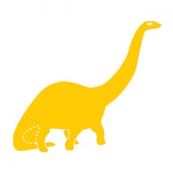 Ellison AllStar Die - Dinosaur, Brontosaurus