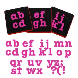 Ellison AllStar Die Set - AllStar 1 1/2" Lowercase Letters & Punctuation