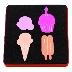 Ellison AllStar Die - Cupcake, Ice Cream Cone, Ice Cream Scoop & Ice Pop