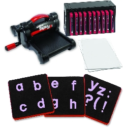 Ellison AllStar SuperStar Starter Set w/Block Alphabet 1 1/2" Lowercase Letters & Punctuation ELA10783