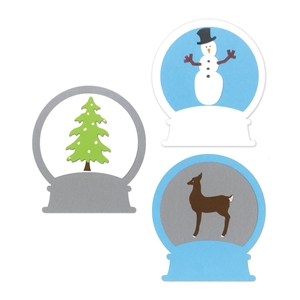 Snowglobe w/Deer & Snowman