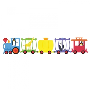 Train Cars, Tanker, Caboose, Zoo Car