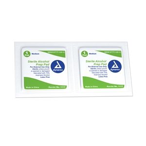 Alcohol Prep Pad Sterile - Medium 10/200/Cs