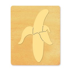 Ellison SureCut Die - Banana, Peeled - Large