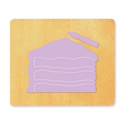 Ellison SureCut Die - Birthday Cake Slice - Large