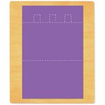 Ellison SureCut Die - Flashcard Holder - Extra Large