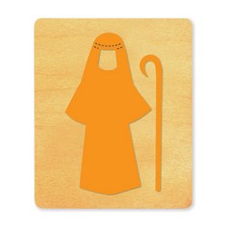 Ellison SureCut Die - Nativity Costume, Shepherd  - Large