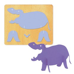 Ellison SureCut Die - 3-D Hippopotamus - Large
