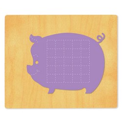 Ellison SureCut Die - Activity Card, Pig - Extra Large