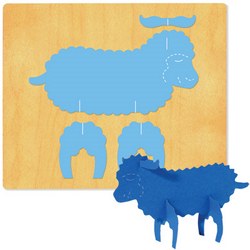 Ellison SureCut Die - 3-D Lamb - Large