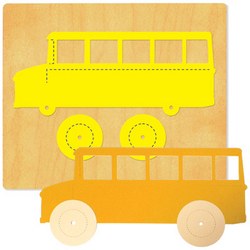 Ellison SureCut Die - School Bus & Wheels - Extra Large