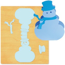 Ellison SureCut Die - Card, Snowman - Extra Large