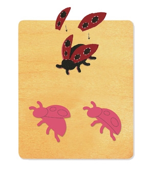 Ellison SureCut Die - Ladybug Combo - Large