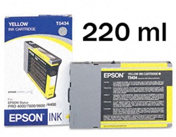 Epson T544400 220ml Yellow Ink Cartridge for 4000, 7600 and 9600