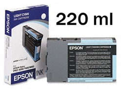 Epson T544500 220ml Light Cyan Ink for 4000, 7600 and 9600