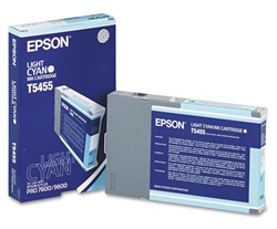 Epson T545500 110ml Light Cyan Photographic Dye Cartridge for 4000, 7600 and 9600