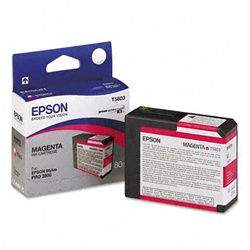 Epson T580300 80ml Vivid Magenta Ink Cartridge for 3800