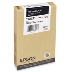 Epson T603100 220ml Photo Black Ink Cartridge for 7800,7880,9800 and 9880