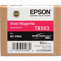 Epson T8503 80ml Vivid Magenta Ink for SureColor P800