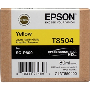 Epson T8504 80ml Yellow Ink for SureColor P800