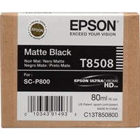 Epson T8508 80ml Matte Black Ink for SureColor P800