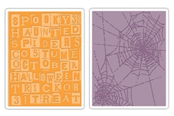 Sizzix olders 2PK - Halloween Words & Cobwebs