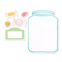 Sizzix Framelits Die Set 16PK w/Stamps - Jar SZ658699