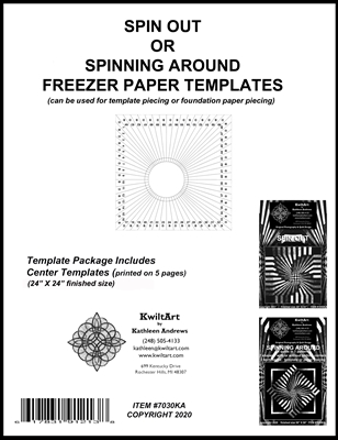 Spin Out Freezer Paper Templates Package