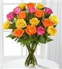 18 Mixed Roses