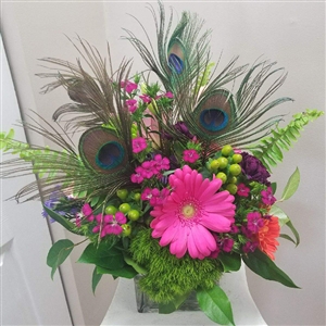 Peacock Feather Bouquet