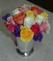 Tussie Mussie Rainbow Roses