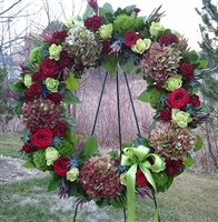 Red & Green Wreath