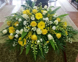 Yellow Casket Spray